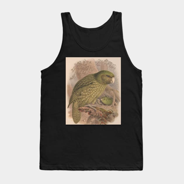 Kakapo, by Johannes Keulemans Tank Top by honeythief